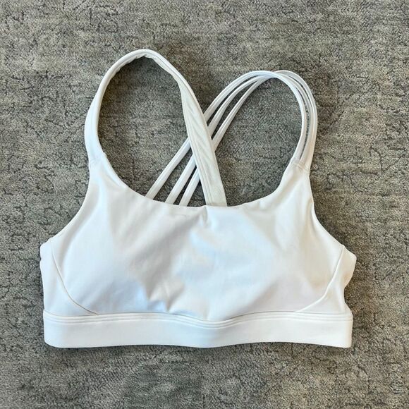 Athleta Train Free Sports Bra Bright White S - Picture 4 of 6